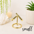Small Gold Metal Heart Stand (for 8cm-10cm diam. hearts)