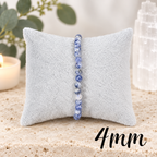 4mm Blue Spot Jasper Gemstone Bracelet