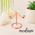 Medium Rose Gold Metal Heart Stand (for 10cm-12cm diam. hearts)