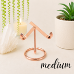 Medium Rose Gold Metal Heart Stand (for 10cm-12cm diam. hearts)