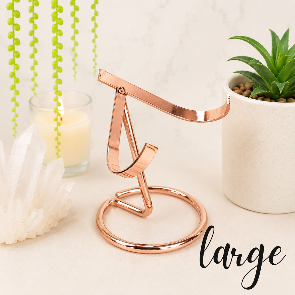 Large Rose Gold Metal Heart Stand (for 12cm+ diam. hearts)