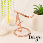 Large Rose Gold Metal Heart Stand (for 12cm+ diam. hearts)