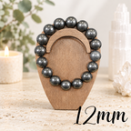 12mm Shungite Gemstone Bracelet