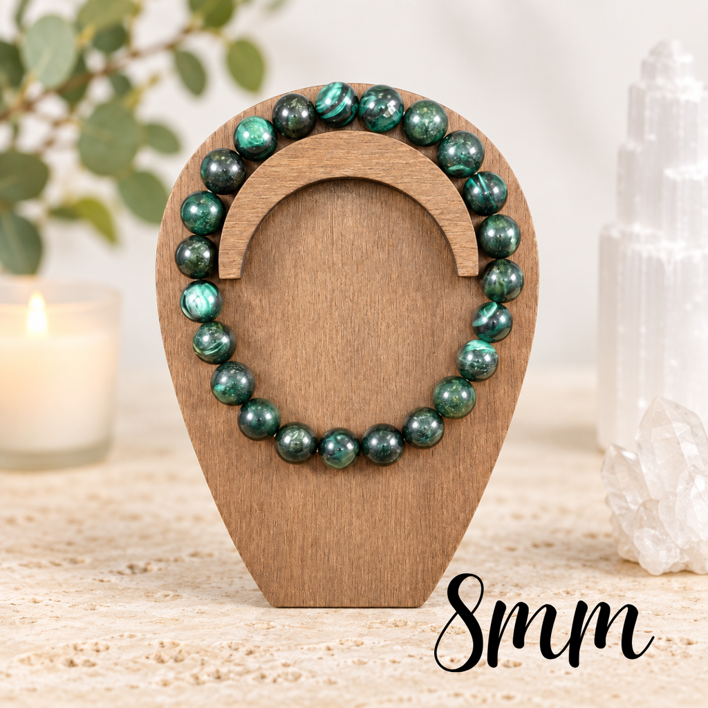 8mm Verdite Gemstone Bracelet