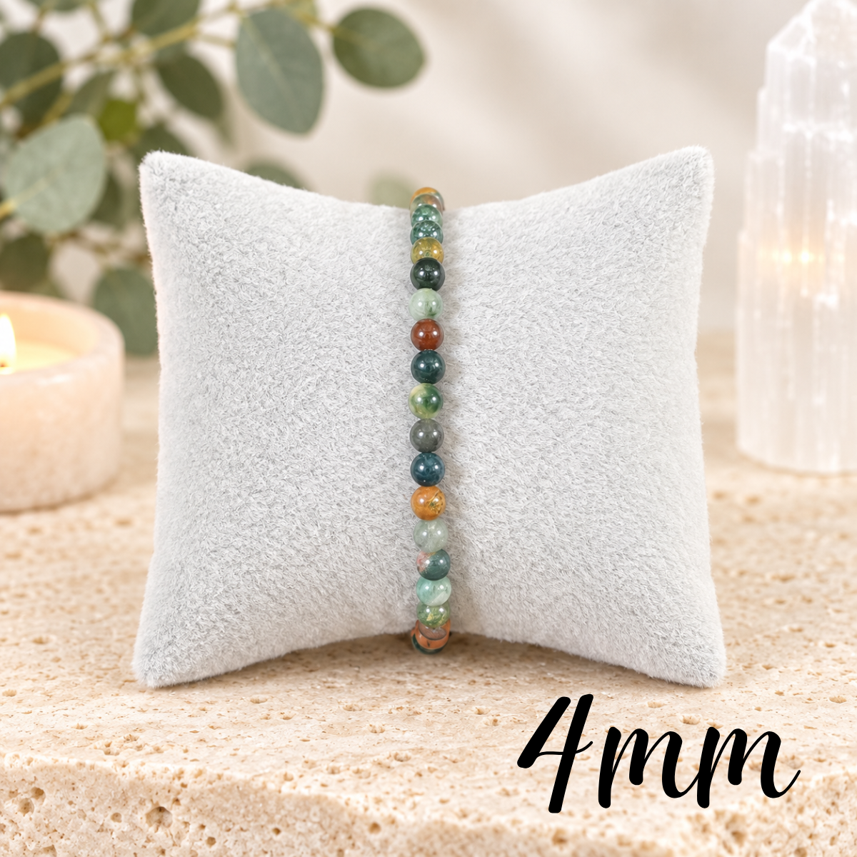 4mm Ocean Jasper Gemstone Bracelet