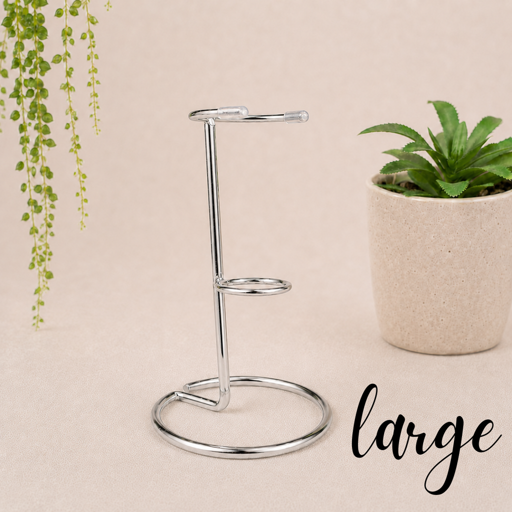 Large Silver Metal Wand Stand