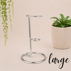 Large Silver Metal Wand Stand