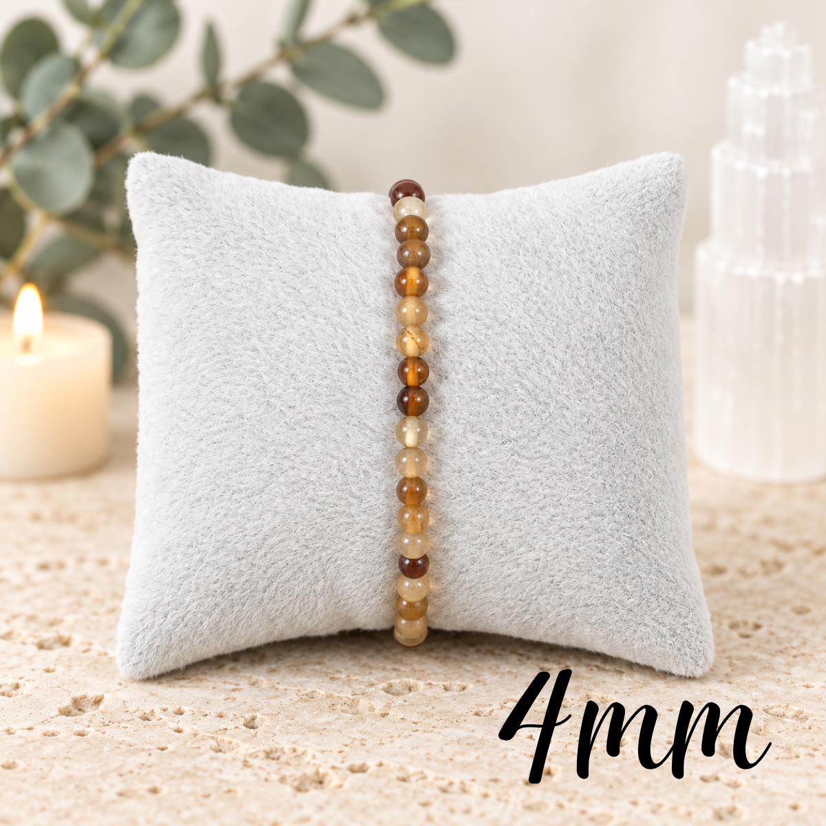 4mm Sardonyx Gemstone Bracelet