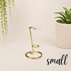 Small Gold Metal Wand Stand