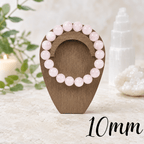 10mm Rose Quartz Gemstone Bracelet