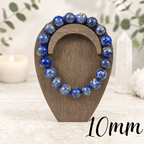 10mm Lapis Lazuli Gemstone Bracelet