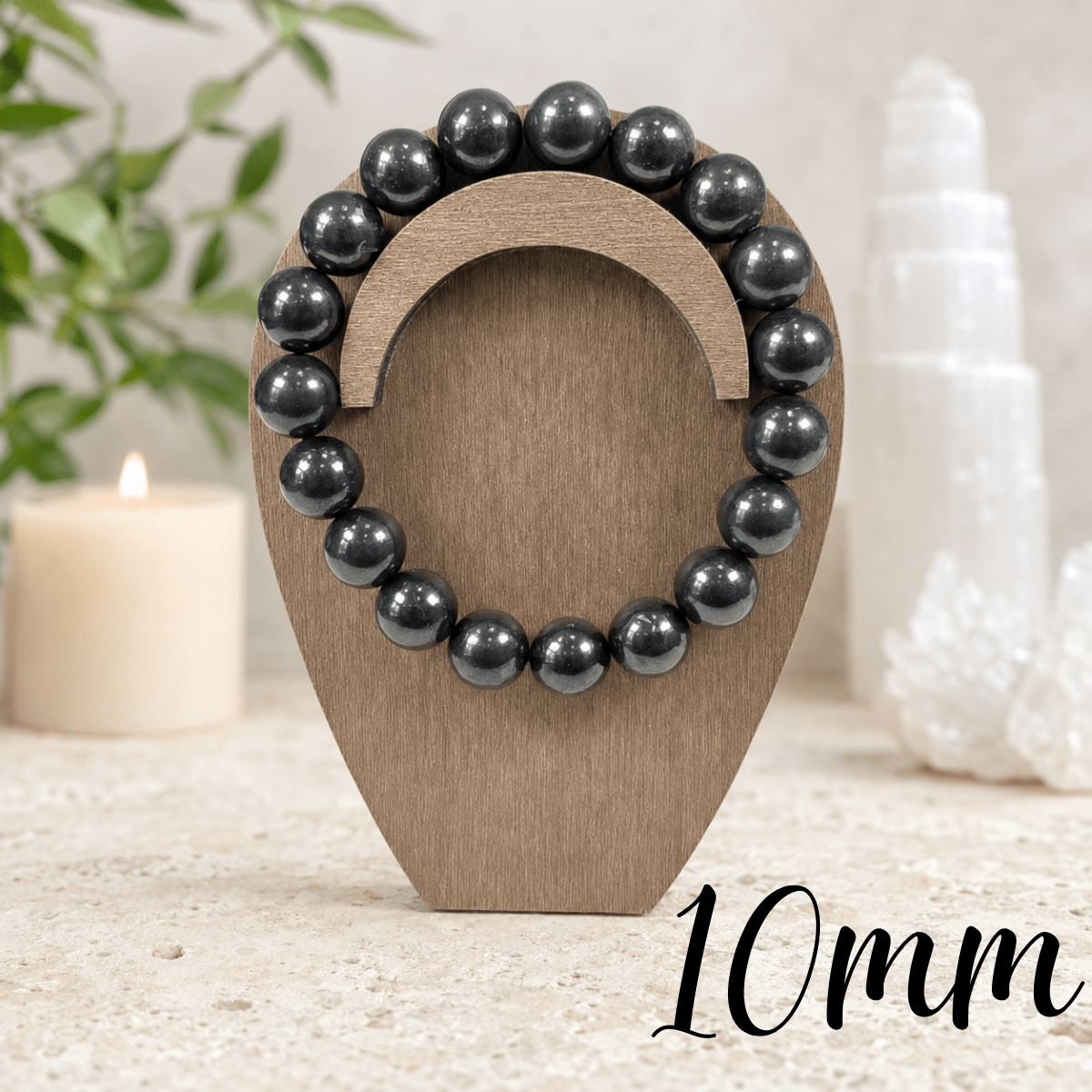 10mm Shungite Gemstone Bracelet