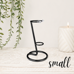 Small Black Metal Wand Stand