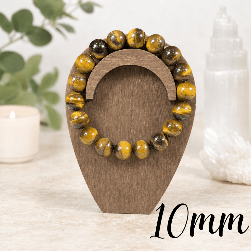 10mm Tiger Eye Gemstone Bracelet