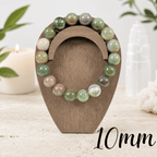 10mm Indian Agate Gemstone Bracelet