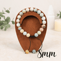 8mm Amazonite Adjustable Gemstone Bracelet
