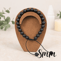 8mm Onyx Adjustable Gemstone Bracelet