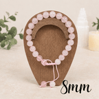 8mm Rose Quartz Adjustable Gemstone Bracelet
