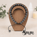 8mm Hematite Adjustable Gemstone Bracelet