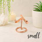 Small Rose Gold Metal Heart Stand (for 8cm-10cm diam. hearts)