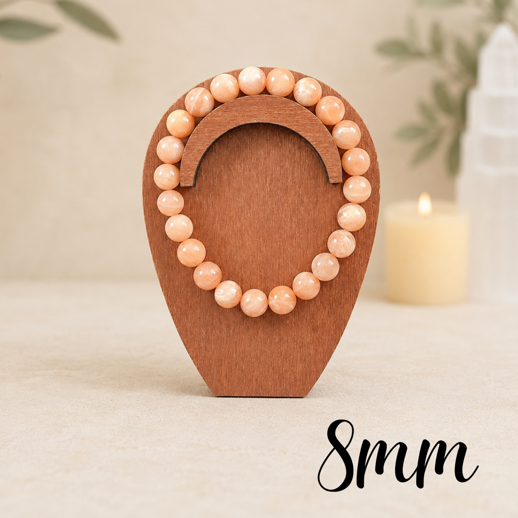 8mm Sunstone Gemstone Bracelet