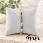 4mm Bloodstone Gemstone Bracelet