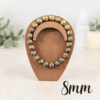 8mm Ajooba Jasper Gemstone Bracelet