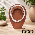 6mm Selenite Gemstone Bracelet