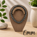 6mm Lava Stone Gemstone Bracelet