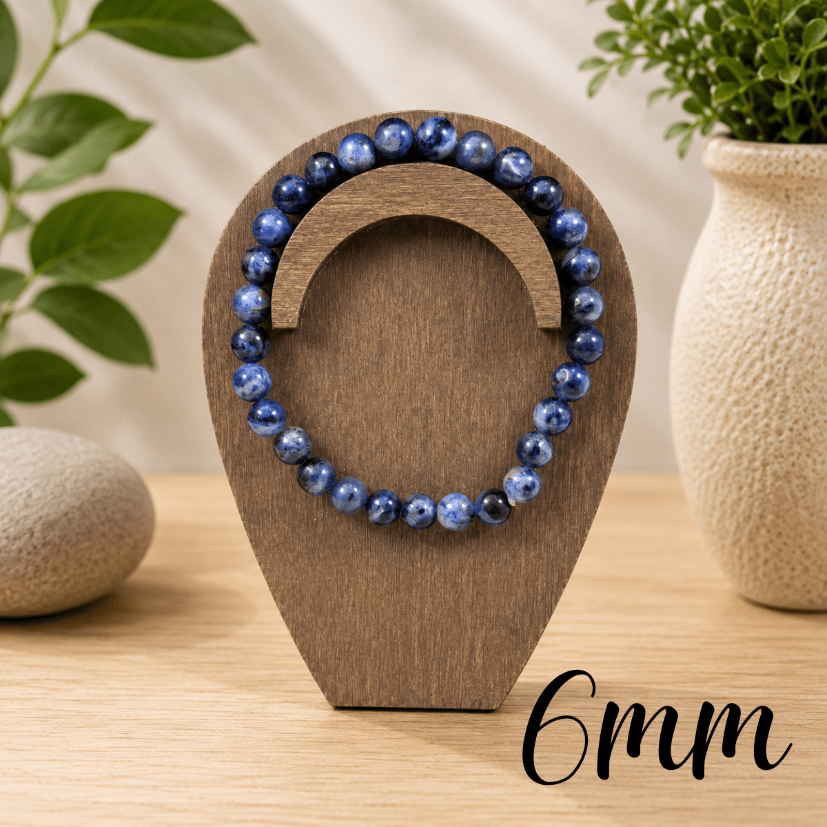 6mm Sodalite Gemstone Bracelet