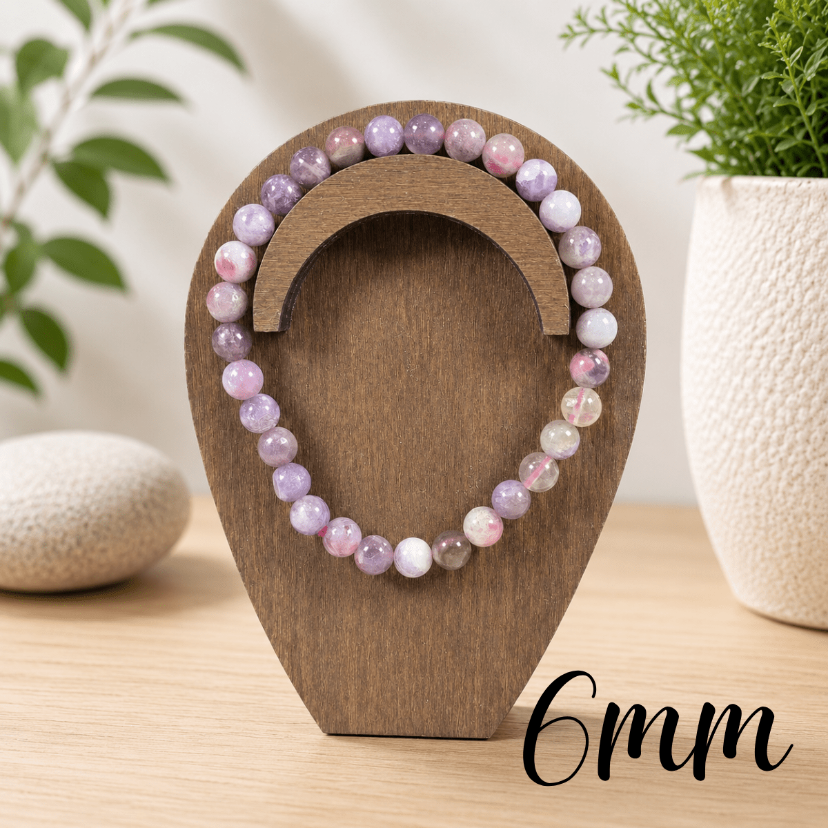 6mm Unicorn Stone Gemstone Bracelet