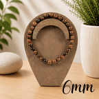 6mm Mahogany Obsidian Gemstone Bracelet