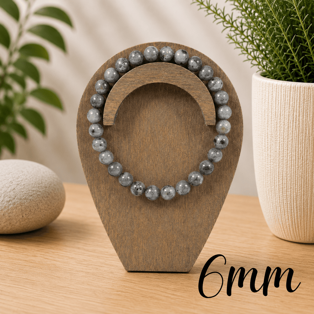 6mm Larvikite Gemstone Bracelet