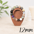12mm Mixed Gemstone Bracelet