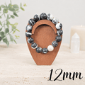 12mm Zebra Jasper Gemstone Bracelet