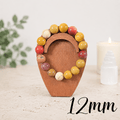 12mm Mookaite Gemstone Bracelet