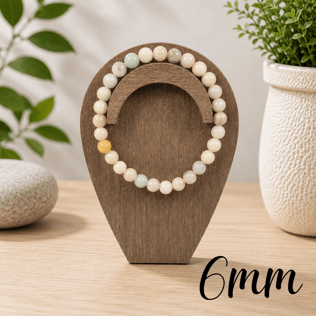 6mm Amazonite Gemstone Bracelet