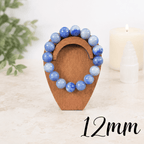 12mm Blue Aventurine Gemstone Bracelet