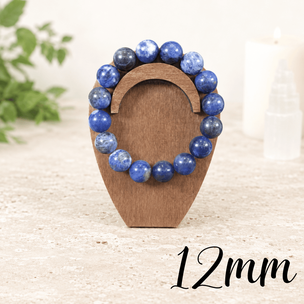 12mm Sodalite Gemstone Bracelet