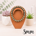 8mm Pyrite Gemstone Bracelet