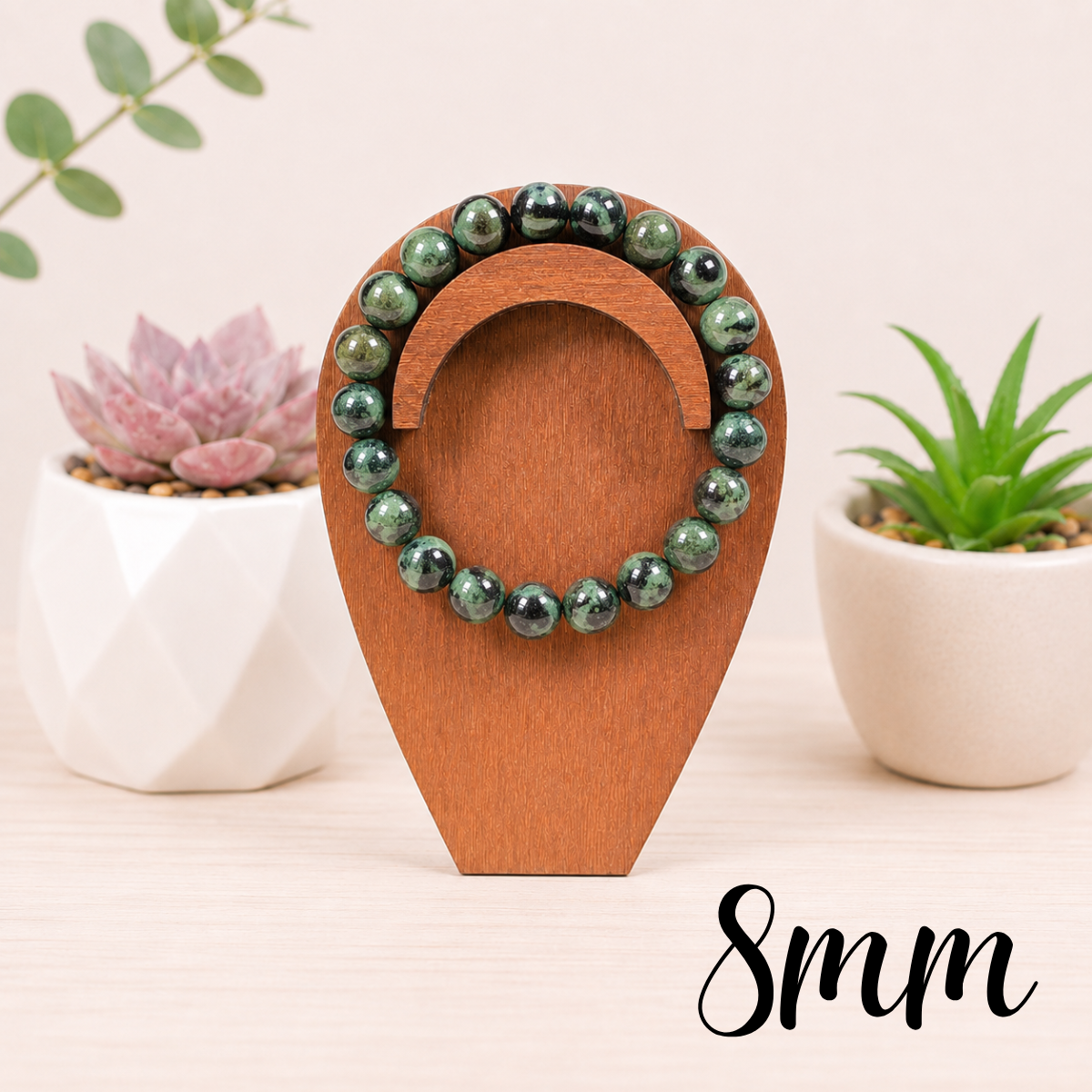8mm Kambaba Jasper Gemstone Bracelet