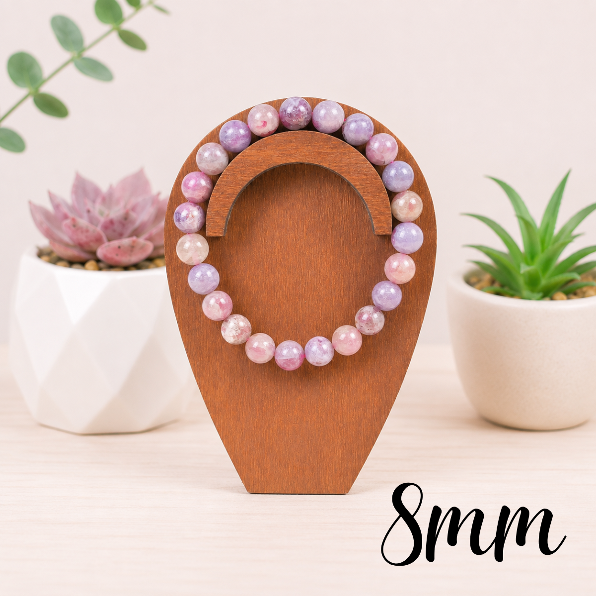8mm Unicorn Stone Gemstone Bracelet