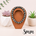 8mm Larvikite Gemstone Bracelet