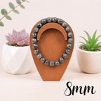 8mm Larvikite Gemstone Bracelet
