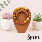 8mm Mookaite Gemstone Bracelet