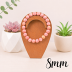 8mm Rhodonite Gemstone Bracelet