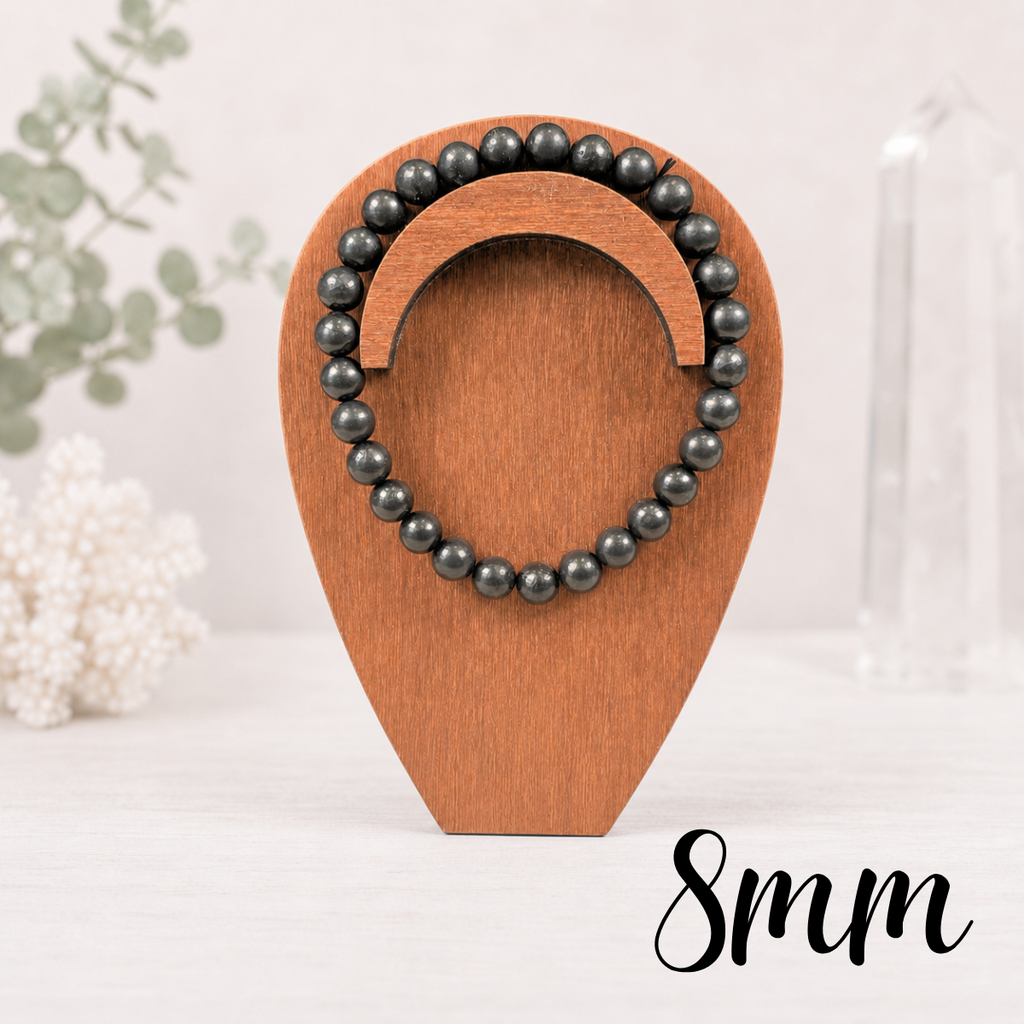 8mm Shungite Gemstone Bracelet