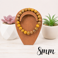 8mm Calligraphy Stone Gemstone Bracelet