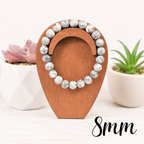 8mm Picasso Jasper Gemstone Bracelet