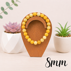 8mm Yellow Aventurine Gemstone Bracelet